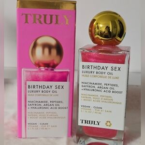 Truly Birthday Sex Luxury Body Oil 3.1 oz | Niacinamide Argan Oil | New In Box